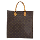 LOUIS VUITTON Monogram Sac Plat Hand Bag M51140 LV Auth yk19538-2