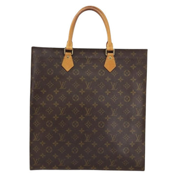 LOUIS VUITTON Monogram Sac Plat Hand Bag M51140 LV Auth yk19538 - 0
