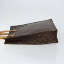 LOUIS VUITTON Monogram Sac Plat Hand Bag M51140 LV Auth yk19538-5