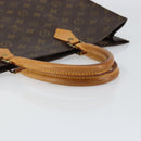 LOUIS VUITTON Monogram Sac Plat Hand Bag M51140 LV Auth yk19538-7