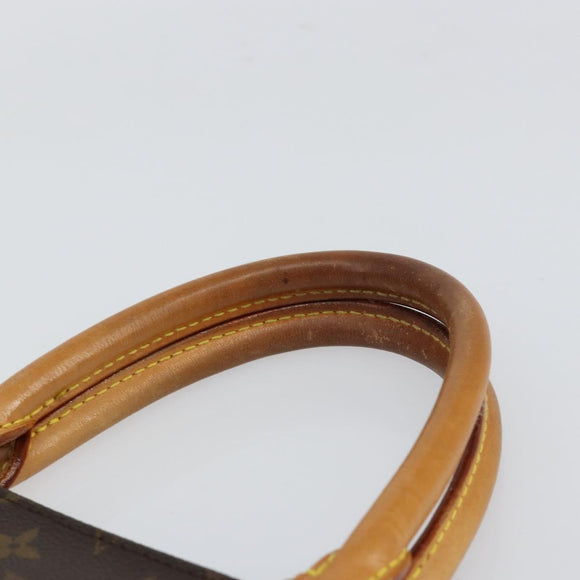 LOUIS VUITTON Monogram Sac Plat Hand Bag M51140 LV Auth yk19538