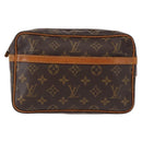 LOUIS VUITTON Monogram Compiegne 23 Clutch Bag M51847 LV Auth yk19540-13