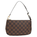 LOUIS VUITTON Damier Ebene Pochette Accessoires Pouch N41206 LV Auth yk19541A-1