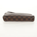 LOUIS VUITTON Damier Ebene Pochette Accessoires Pouch N41206 LV Auth yk19541A-5