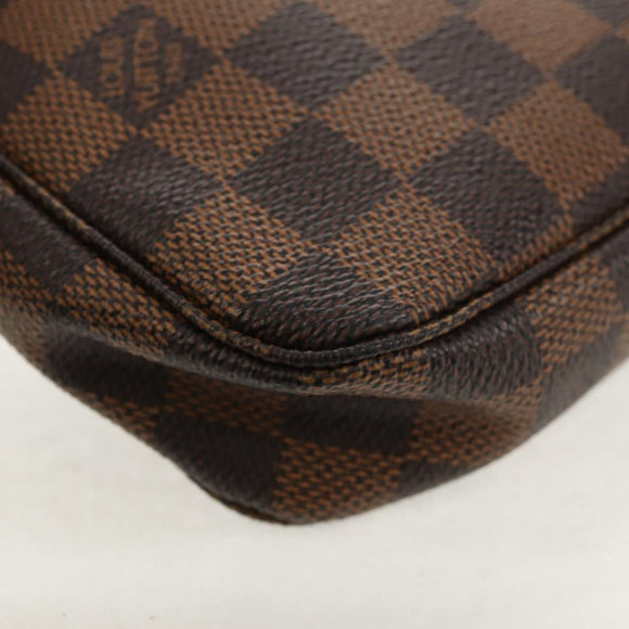 LOUIS VUITTON Damier Ebene Pochette Accessoires Pouch N41206 LV Auth yk19541A
