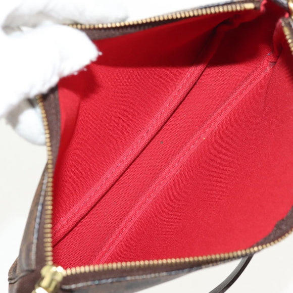 LOUIS VUITTON Damier Ebene Pochette Accessoires Pouch N41206 LV Auth yk19541A