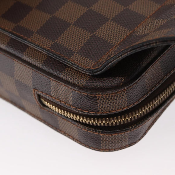 LOUIS VUITTON Damier Ebene Geronimos Shoulder Bag N51994 LV Auth yk19542