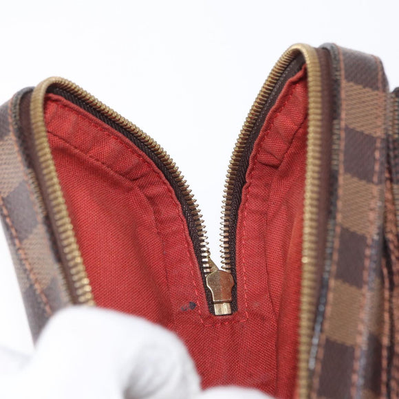 LOUIS VUITTON Damier Ebene Geronimos Shoulder Bag N51994 LV Auth yk19542