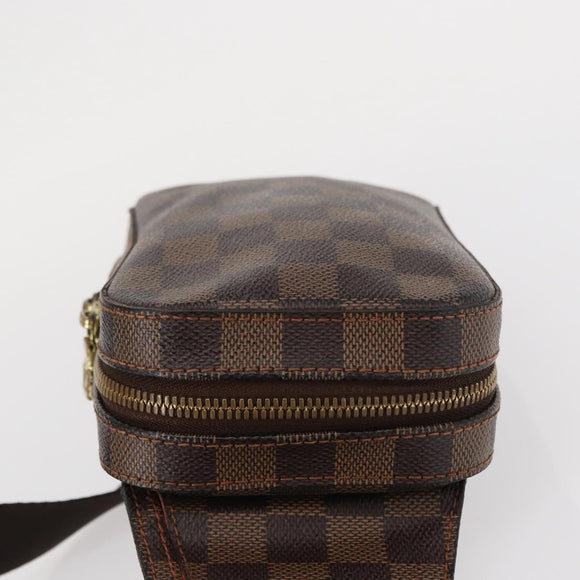 LOUIS VUITTON Damier Ebene Geronimos Shoulder Bag N51994 LV Auth yk19542