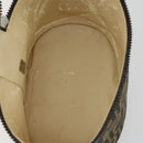 FENDI Zucca Canvas Vanity Pouch Black Brown Auth yk19543-16