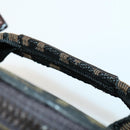 FENDI Zucca Canvas Vanity Pouch Black Brown Auth yk19543-8