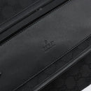 GUCCI GG Canvas Shoulder Bag Black Silver 28562 Auth yk19546-15