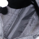 GUCCI GG Canvas Shoulder Bag Black Silver 28562 Auth yk19546-19