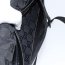 GUCCI GG Canvas Shoulder Bag Black Silver 28562 Auth yk19546-23