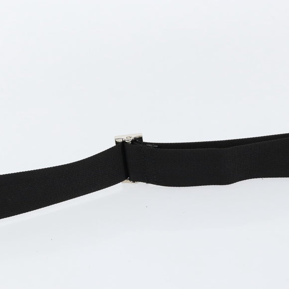 GUCCI GG Canvas Shoulder Bag Black Silver 28562 Auth yk19546