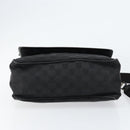 GUCCI GG Canvas Shoulder Bag Black Silver 28562 Auth yk19546-9