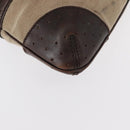 GUCCI Web Sherry Line Shoulder Bag Beige Silver Red 114877 Auth yk19547-11