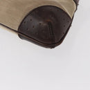 GUCCI Web Sherry Line Shoulder Bag Beige Silver Red 114877 Auth yk19547-14