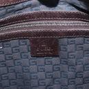 GUCCI Web Sherry Line Shoulder Bag Beige Silver Red 114877 Auth yk19547-16
