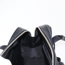 LOEWE Sender Hand Bag Leather Black Silver Auth yk19550-21