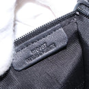 LOEWE Sender Hand Bag Leather Black Silver Auth yk19550-11