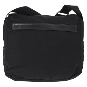 PRADA Shoulder Bag Nylon Black Silver Auth yk19551 - 0
