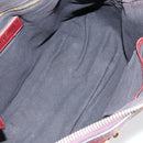 BURBERRY Nova Check Hand Bag Canvas Beige Gold Auth yk19552-11