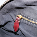 BURBERRY Nova Check Hand Bag Canvas Beige Gold Auth yk19552-21