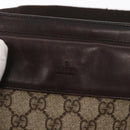 GUCCI GG Supreme Waist bag PVC Beige Silver 28566 Auth yk19553-16