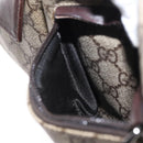 GUCCI GG Supreme Waist bag PVC Beige Silver 28566 Auth yk19553-20