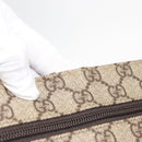 GUCCI GG Supreme Waist bag PVC Beige Silver 28566 Auth yk19553-22