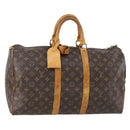 LOUIS VUITTON Monogram Keepall 45 Boston Bag M41428 LV Auth yk19560-1