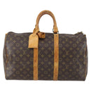 LOUIS VUITTON Monogram Keepall 45 Boston Bag M41428 LV Auth yk19560-13