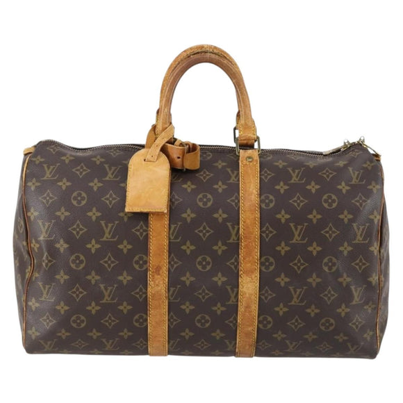 LOUIS VUITTON Monogram Keepall 45 Boston Bag M41428 LV Auth yk19560