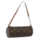 LOUIS VUITTON Monogram Papillon Pouch LV Auth yk19562-1