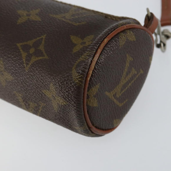 LOUIS VUITTON Monogram Papillon Pouch LV Auth yk19562