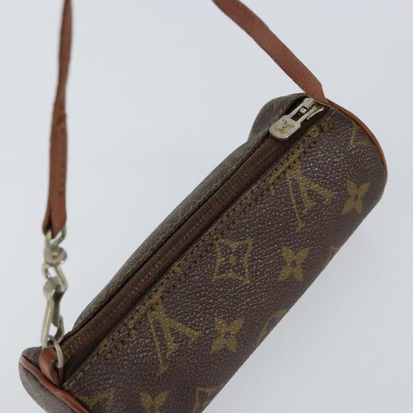 LOUIS VUITTON Monogram Papillon Pouch LV Auth yk19562