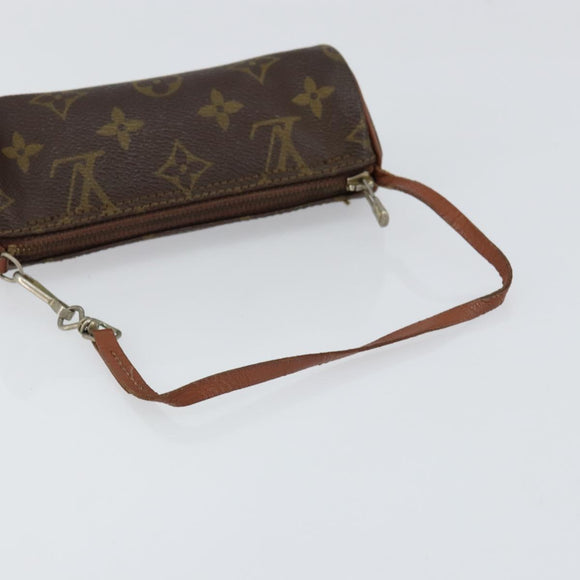LOUIS VUITTON Monogram Papillon Pouch LV Auth yk19562