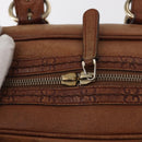 GUCCI GG Canvas Guccissima Hand Bag Leather Brown Gold 181509 Auth yk19565-10