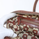 GUCCI GG Canvas Guccissima Hand Bag Leather Brown Gold 181509 Auth yk19565-21