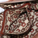 GUCCI GG Canvas Guccissima Hand Bag Leather Brown Gold 181509 Auth yk19565-22