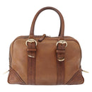 GUCCI GG Canvas Guccissima Hand Bag Leather Brown Gold 181509 Auth yk19565-2