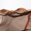 MCM Logogram Vicetos Backpack PVC Leather Brown Gold Auth yk19568-27