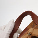 MCM Logogram Vicetos Backpack PVC Leather Brown Gold Auth yk19568-15