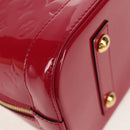 LOUIS VUITTON Monogram Vernis Alma PM Hand Bag Rose Andian M91770 Auth yk19570V-10