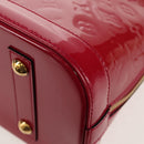 LOUIS VUITTON Monogram Vernis Alma PM Hand Bag Rose Andian M91770 Auth yk19570V-13