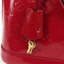 LOUIS VUITTON Monogram Vernis Alma PM Hand Bag Rose Andian M91770 Auth yk19570V-14