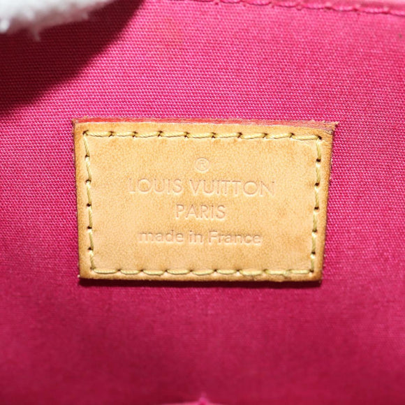 LOUIS VUITTON Monogram Vernis Alma PM Hand Bag Rose Andian M91770 Auth yk19570V