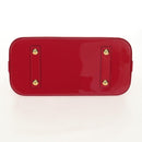 LOUIS VUITTON Monogram Vernis Alma PM Hand Bag Rose Andian M91770 Auth yk19570V-9