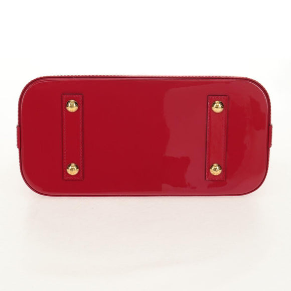 LOUIS VUITTON Monogram Vernis Alma PM Hand Bag Rose Andian M91770 Auth yk19570V